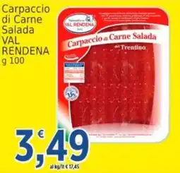 Market Ingross Carpaccio di Carne Salada VAL RENDENA offerta