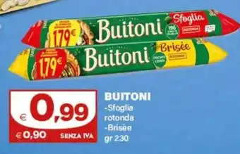 Boningros Cash and Carry Buitoni Sfoglia rotonda offerta