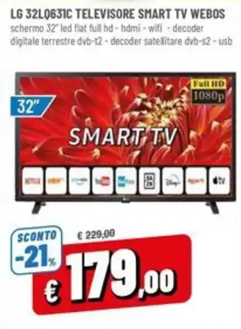 LG 32L0631C televisore smart tv webos