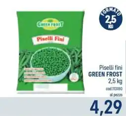 Talento Professional Store Piselli fini Green Frost offerta