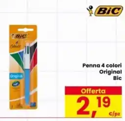 Eurospar Penna 4 colori Original Bic offerta