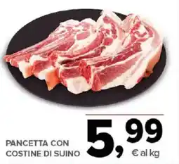 Todis Pancetta con costine di suino offerta