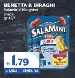 Boningros Cash and Carry Beretta & Biraghi Salamini e biraghino snack offerta