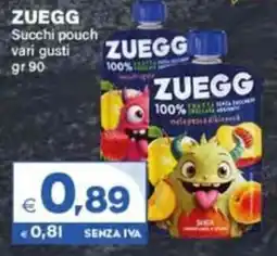 Boningros Cash and Carry Zuegg Succhi pouch offerta