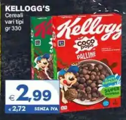 Boningros Cash and Carry Kellogg's Cereali offerta