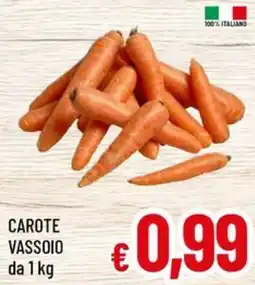 Famila Market Carote vassoio offerta