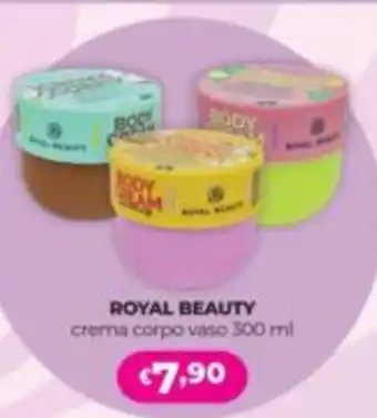 Royal Beauty crema corpo vaso