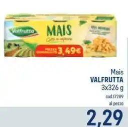 Talento Professional Store Mais Valfrutta offerta