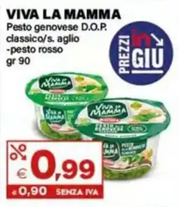 Boningros Cash and Carry Viva La Mamma Pesto genovese D.O.P. classico/s. aglio pesto rosso offerta