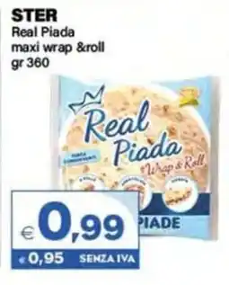 Boningros Cash and Carry Ster Real Piada maxi wrap & roll offerta