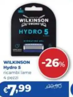 Acqua & Sapone Wilkinson Hydro 5 ricambi lame offerta