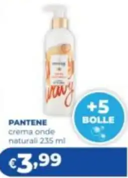 Acqua & Sapone Pantene crema onde naturali offerta
