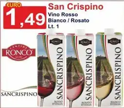 GuMì Supermercati San Crispino Vino Rosso Bianco / Rosato offerta