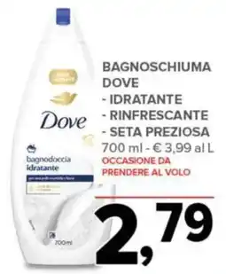 Todis Bagnodoccia idratante Dove offerta