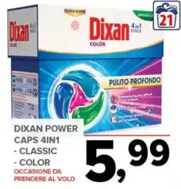 Todis Dixan Power Caps 4in1 Color offerta