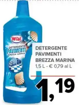 Todis Wial Detergente Pavimenti Brezza Marina offerta
