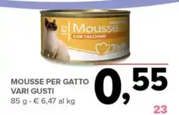 Todis Mousse per gatto Todi offerta