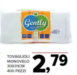 Todis Tovaglioli monoveelo Gently offerta