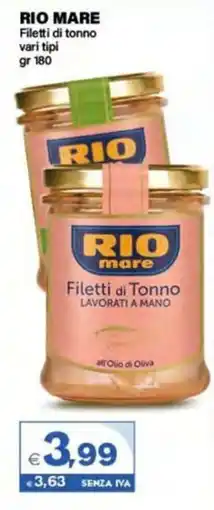 Boningros Cash and Carry Rio mare Filetti di Tonno offerta