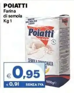 Boningros Cash and Carry Poiatti Farina di semola offerta
