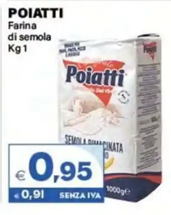 Boningros Cash and Carry Poiatti Farina di semola offerta