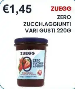 Caramico Zuegg zero zuccheri aggiunti offerta