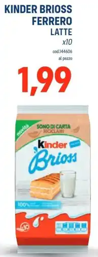 Talento Professional Store Kinder Brioss Latte offerta