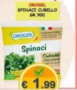 MercADone Orogel Spinaci Cubello offerta