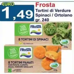 GuMì Supermercati Frosta Tortini di Verdure Spinaci / Ortolano offerta