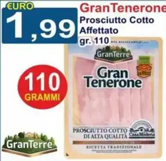 Prosciutto Cotto Affettato GranTenerone