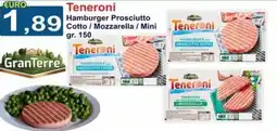 GuMì Supermercati Teneroni Hamburger con Prosciutto Cotto offerta