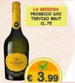 MercADone La gioiosa prosecco doc offerta