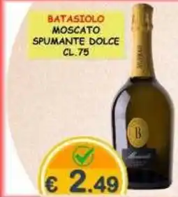 MercADone Batasiolo Moscato Spumante Dolce offerta