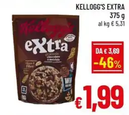 Famila Market Kellogg's Extra granola cioccolato e nocciole offerta