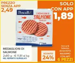 Todis Medaglioni di salmone PescaRe offerta