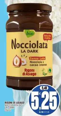 Vicino a te supermercati Nocciolata La Dark Rigoni di Asiago offerta