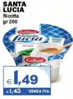 Boningros Cash and Carry Ricotta Santa Lucia offerta