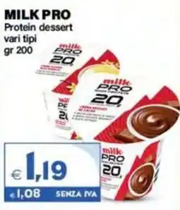 Boningros Cash and Carry Milk Pro Protein dessert offerta