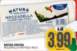 Vicino a te supermercati Natura sincera mozzarella per pizza offerta