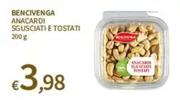 SpeSì Bencivenga anacardi sgusciati e tostati offerta