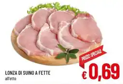 Famila Market Lonza di suino a fette offerta