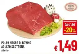 Famila Market Polpa magra di bovino adulto Scottona offerta