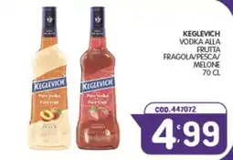 Eurocash Keglevich vodka alla frutta offerta