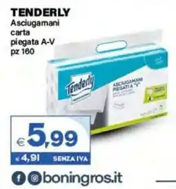 Boningros Cash and Carry Tenderly Asciugamani carta piegata A-V offerta