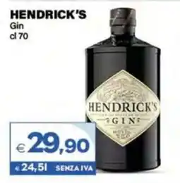 Boningros Cash and Carry Hendrick's Gin offerta