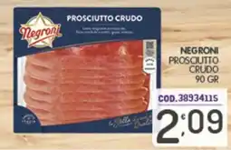 Eurocash Negroni prosciutto crudo offerta