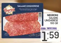 Eurocash Negroni salame ungherese offerta