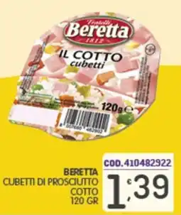 Eurocash Beretta cubetti di prosciutto cotto offerta
