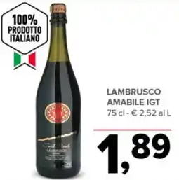 Todis Lambrusco Amabile IGT offerta