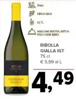 Todis Ribolla gialla IGT offerta
